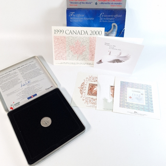 Y2K Official Canada Post Keepsake THE TRUE MILLENNIUM Spirit Collectors Set NEW - Picture 3 of 7